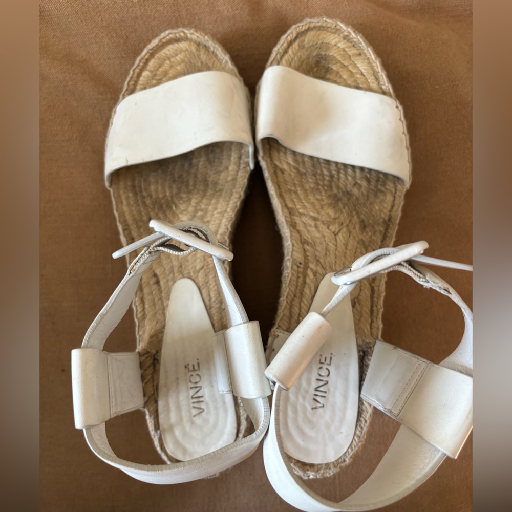 Vince espadrille wedges flatforms